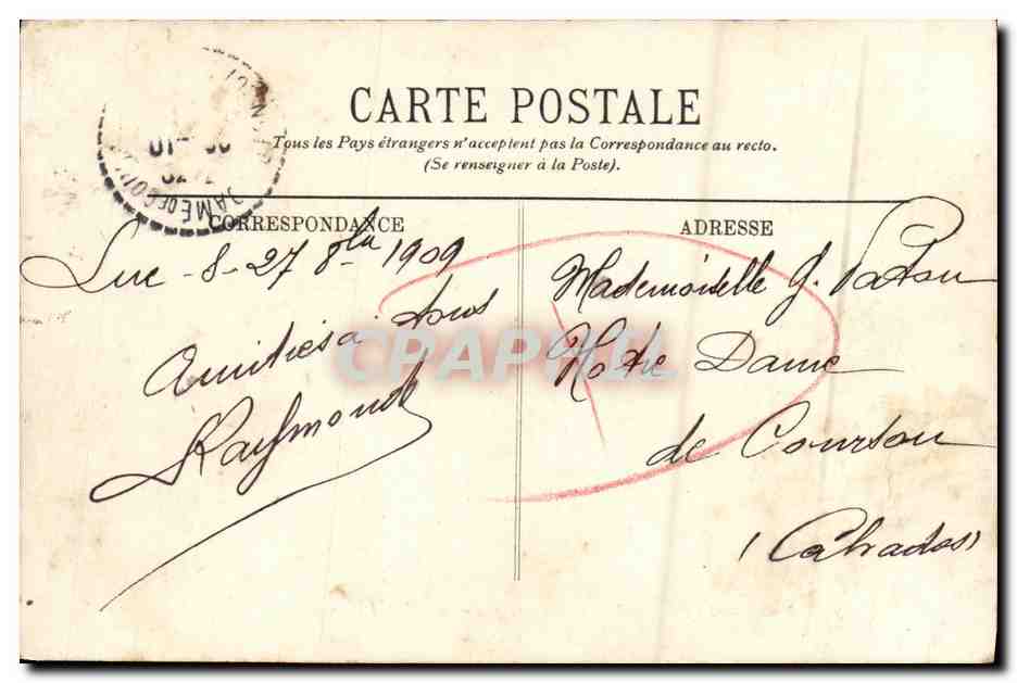 LUC-SUR-MER — La Plage et les Villas du Grand-Orient — LL. — Verso