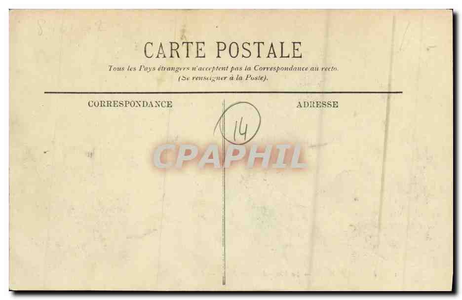 CPA Luc Sur Mer La Plage a Maree Basse — Verso
