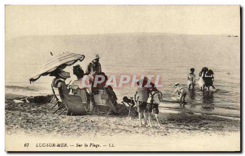 CPA Luc Sur Mer Sur la Plage