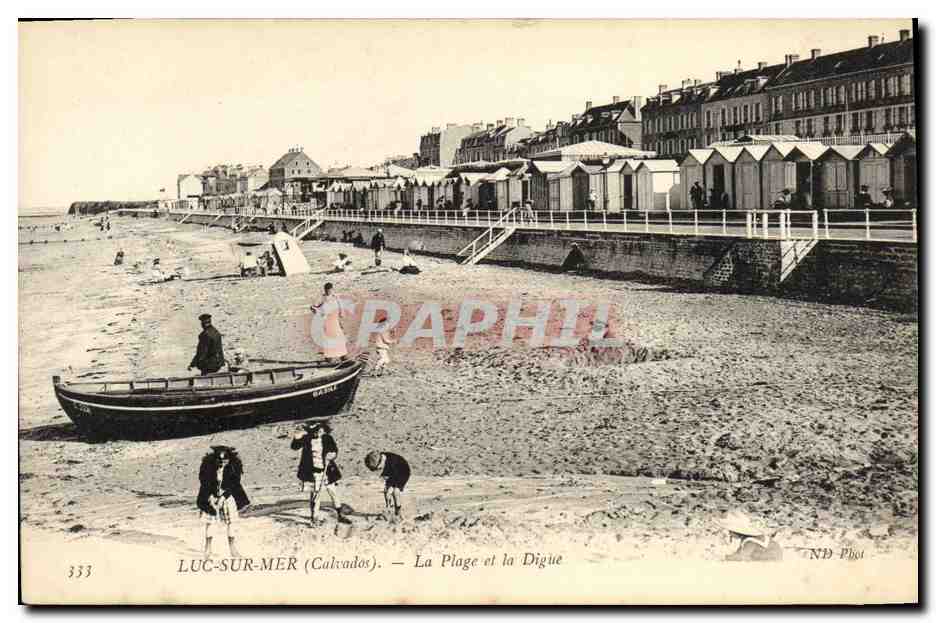 CPA Luc Sur Mer La Plage et la Digue