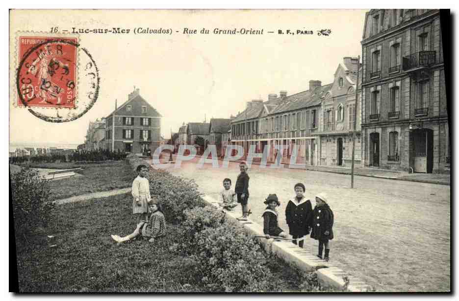 Luc-sur-Mer (Calvados) — Rue du Grand-Orient — B.F., PARIS