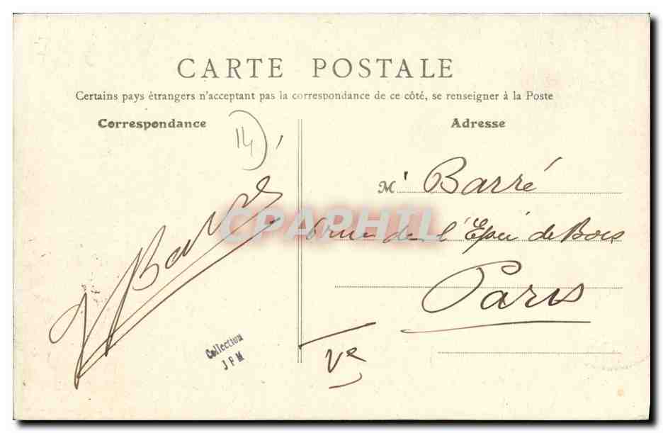 Luc-sur-Mer (Calvados) — Rue du Grand Orient — B.F. Paris — Rückseite