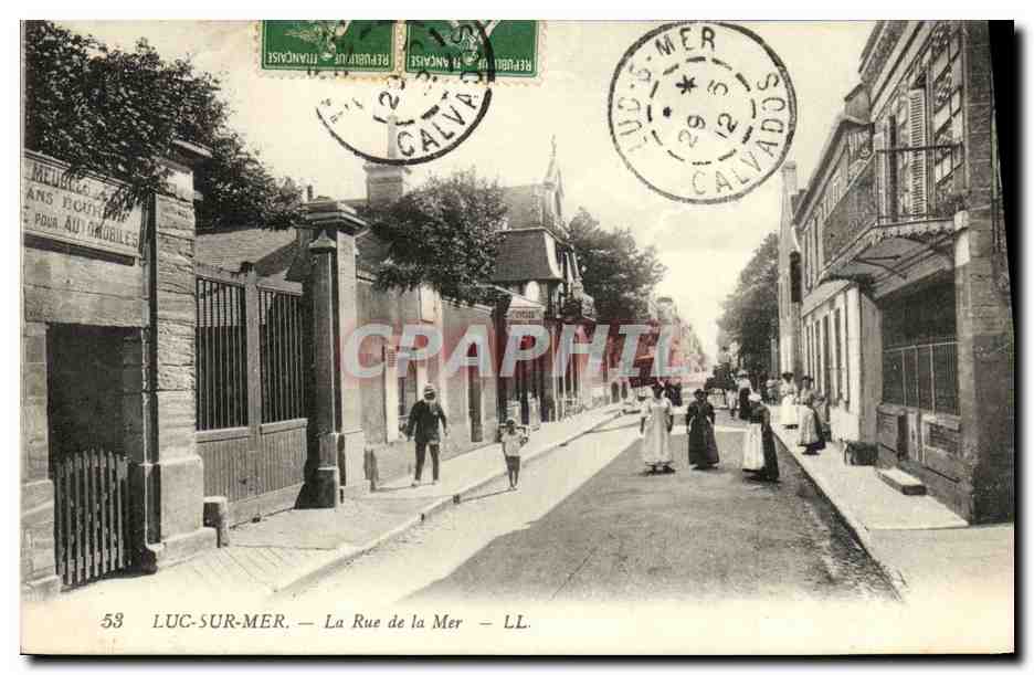 CPA Luc Sur Mer La Rue de Mer