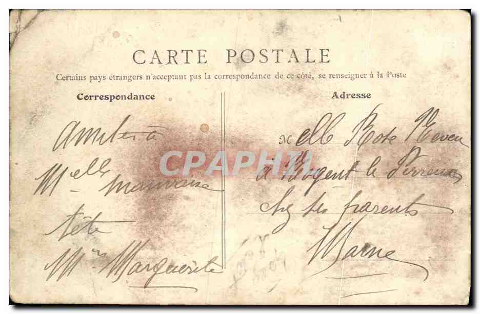 CPA Luc Sur Mer Rue de la Mer — Verso