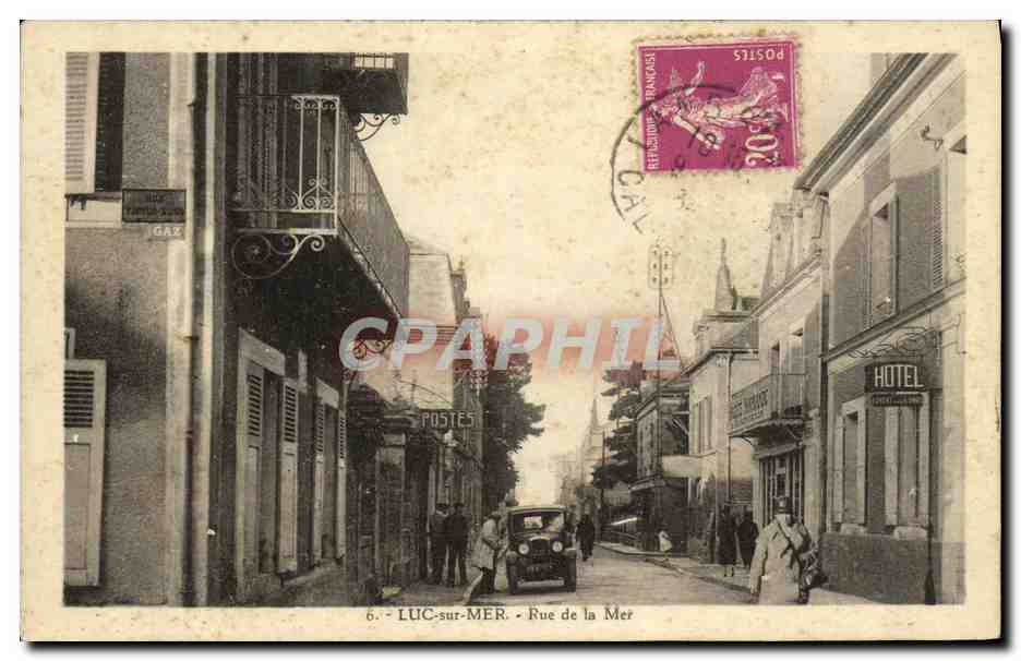 LUC-sur-MER - Rue de la Mer — Édition JPM, n°6