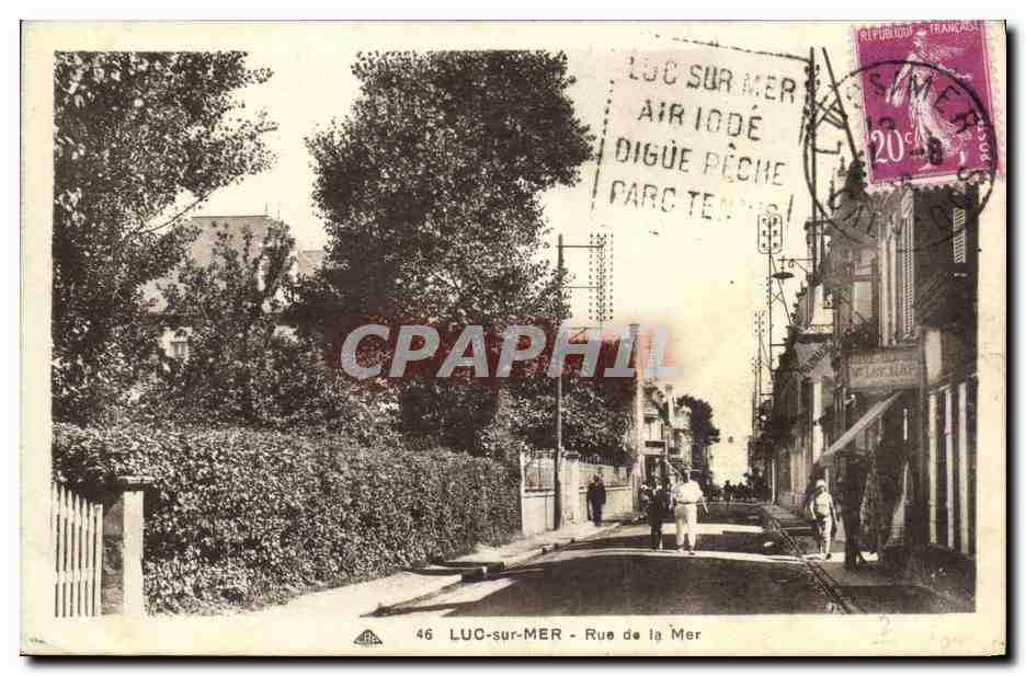 CPA Luc Sur Mer Rue de la Mer