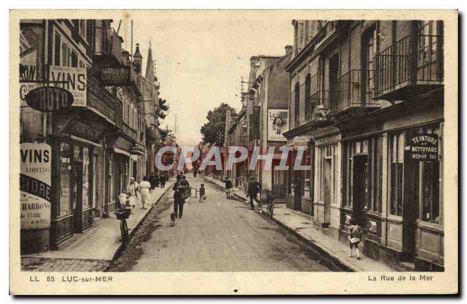 CPA Luc Sur Mer Rue de la Mer