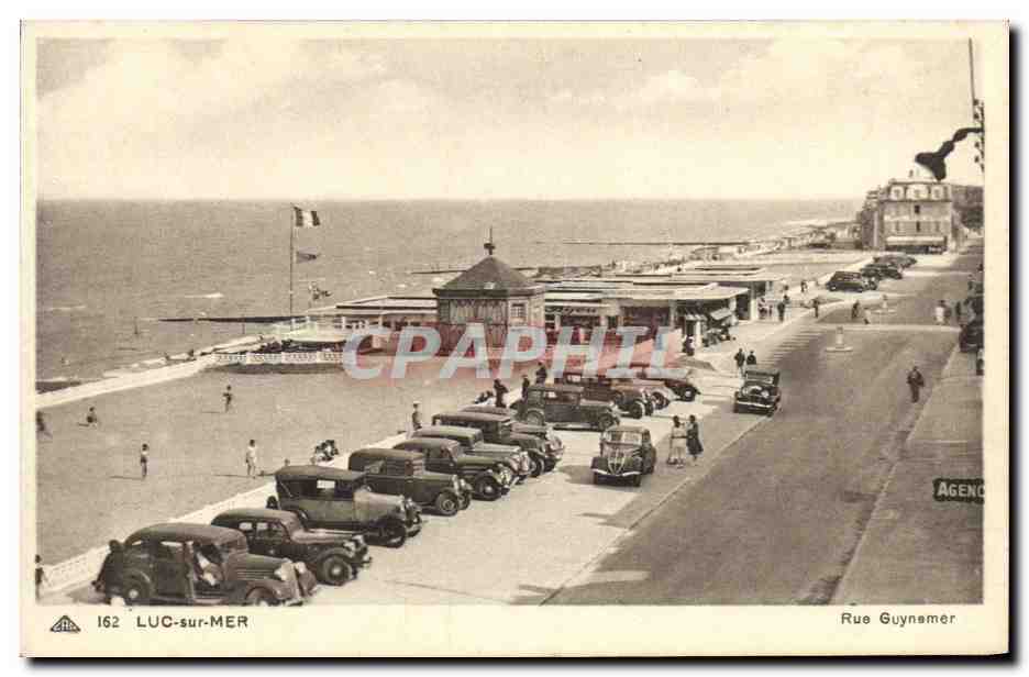 CPA Luc Sur Mer Rue Guynemer
