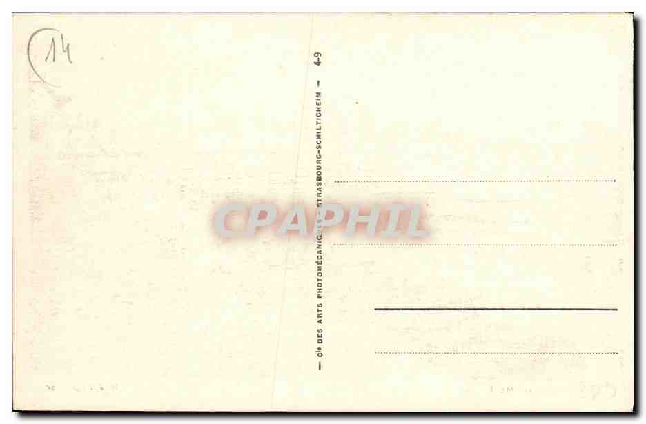 CPA Luc Sur Mer Rue Guynemer — Verso
