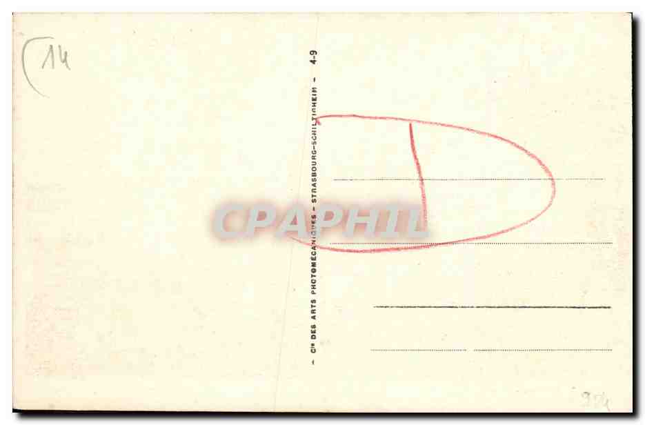 CPA Luc Sur Mer Quartier des Champs Elysees — Verso