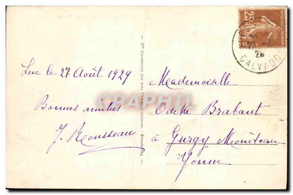 Lug-sur-Mer — Rue du Grand Orient — éditeur inconnu, n° 33 — Rückseite