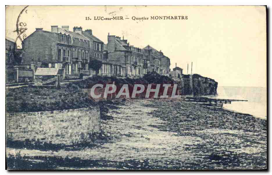 CPA Luc Sur Mer Quartier Montmartre