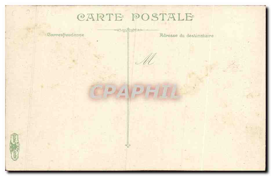 CPA Luc Sur Mer Quartier de la maison rouge  — Verso