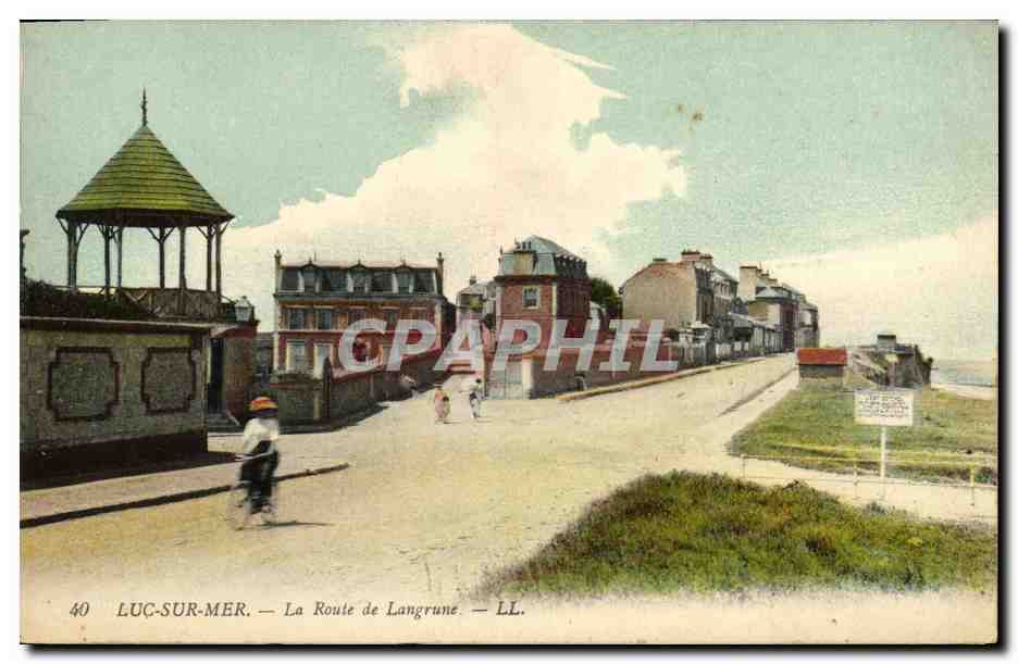 CPA Luc Sur Mer Route de Langrune