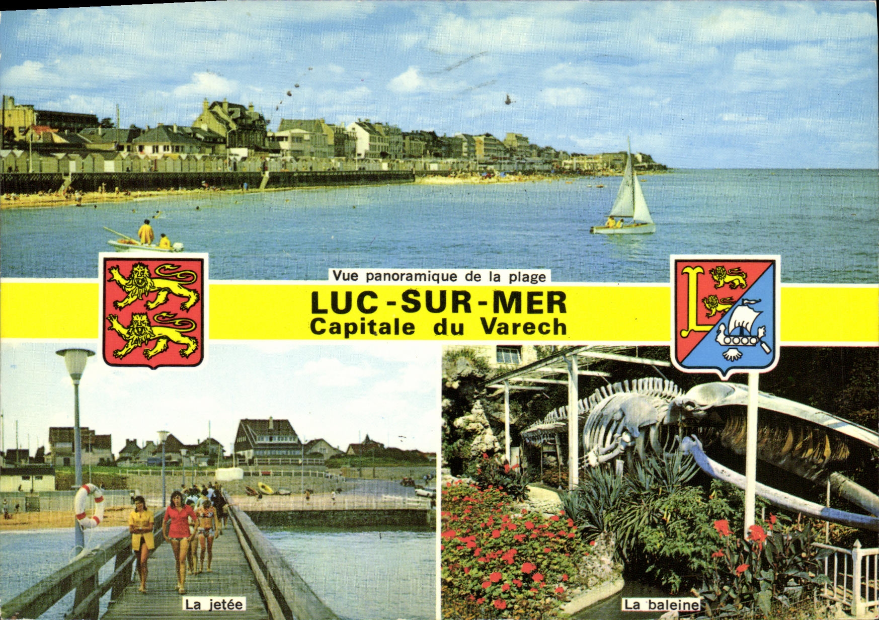 Luc-sur-Mer — Panoramablick auf den Strand — Artaud Frères