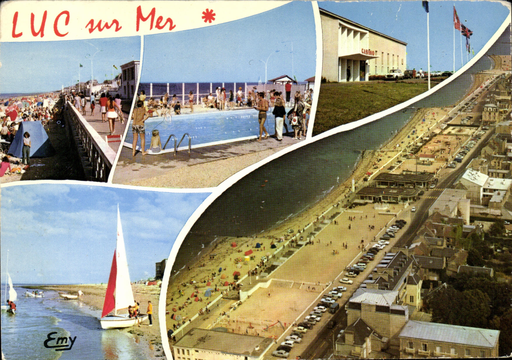 Luc sur Mer — vue panoramique et plages — Éditeur Emy