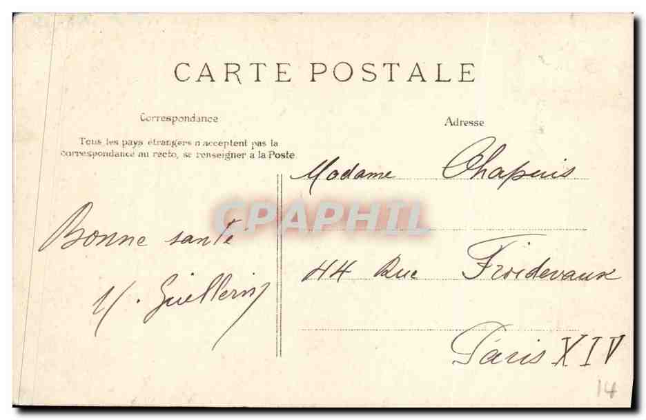 CPA Luc Sur Mer Vue Generale du Marais Vache — Rückseite