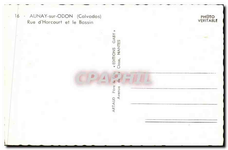 CPM Luc Sur Mer rue d Harcourt et le bassin — Verso