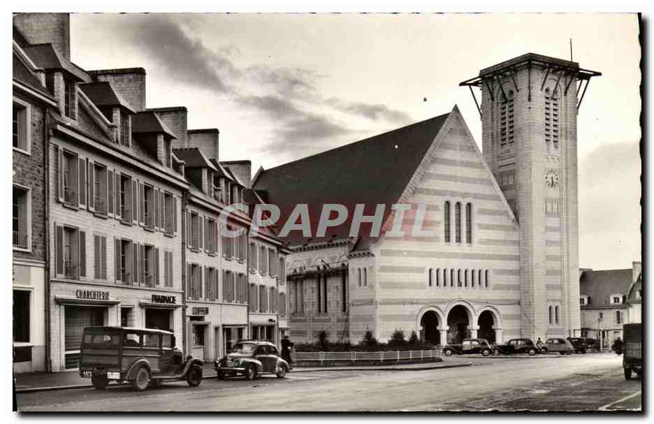 Aunay-sur-Odon — Place de l'Église — Photo Véritable MP