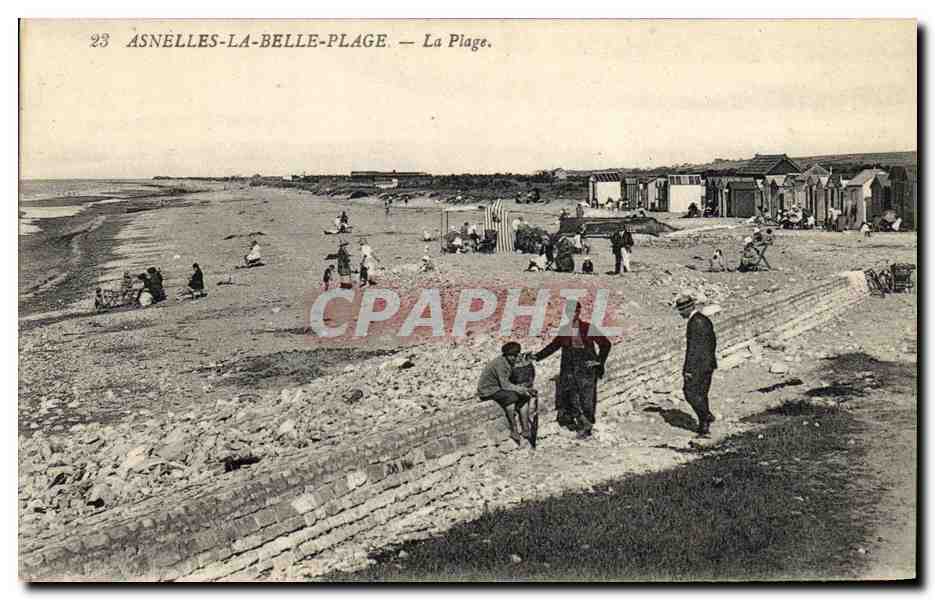 CPA Asnelles La Belle Plage La Plage
