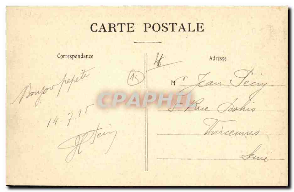 CPA Asnelles Sur Mer Epave du Marcia CD jete a la cote pendant la tempete de neige de janvier 1882 — Verso