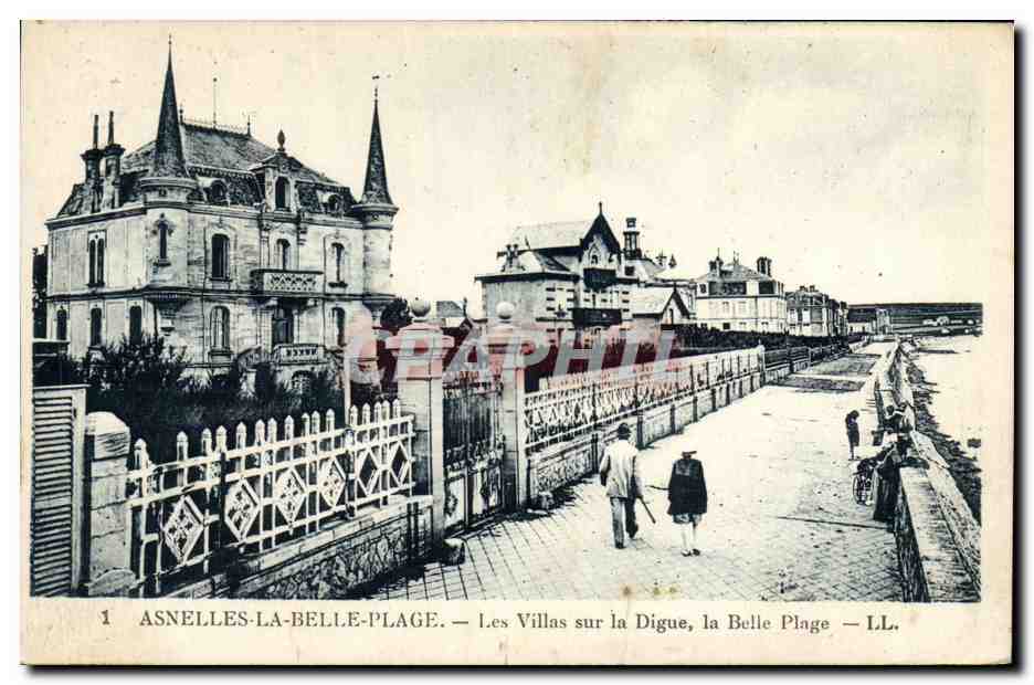 Asnelles-la-Belle-Plage — Les Villas sur la Digue, la Belle Plage — L.L.