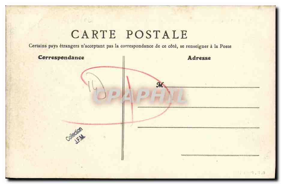 CPA Auberville Ferme Marie Antoinette — Rückseite