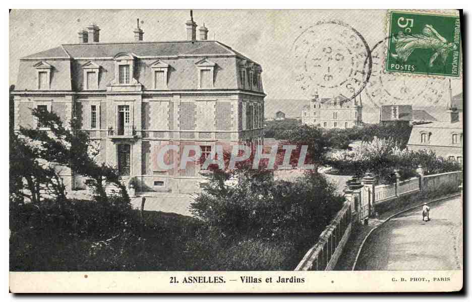 CPA Asnelles Villas et Jardins