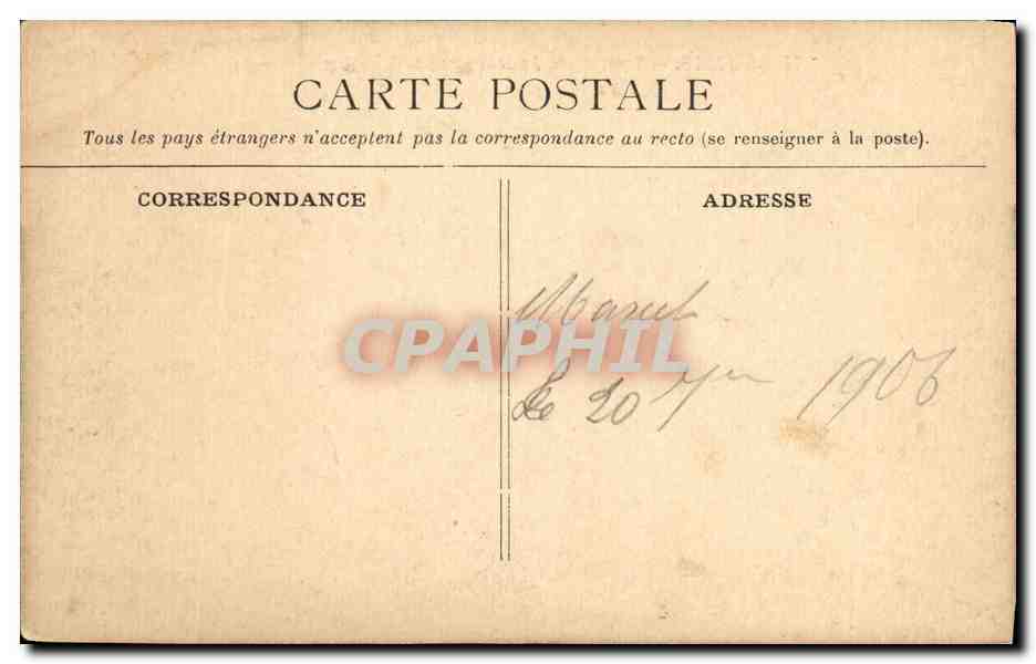 Asnelles — Storm of September 30, 1905 — Broken Dyke — C B. PHOTO PARIS — Back