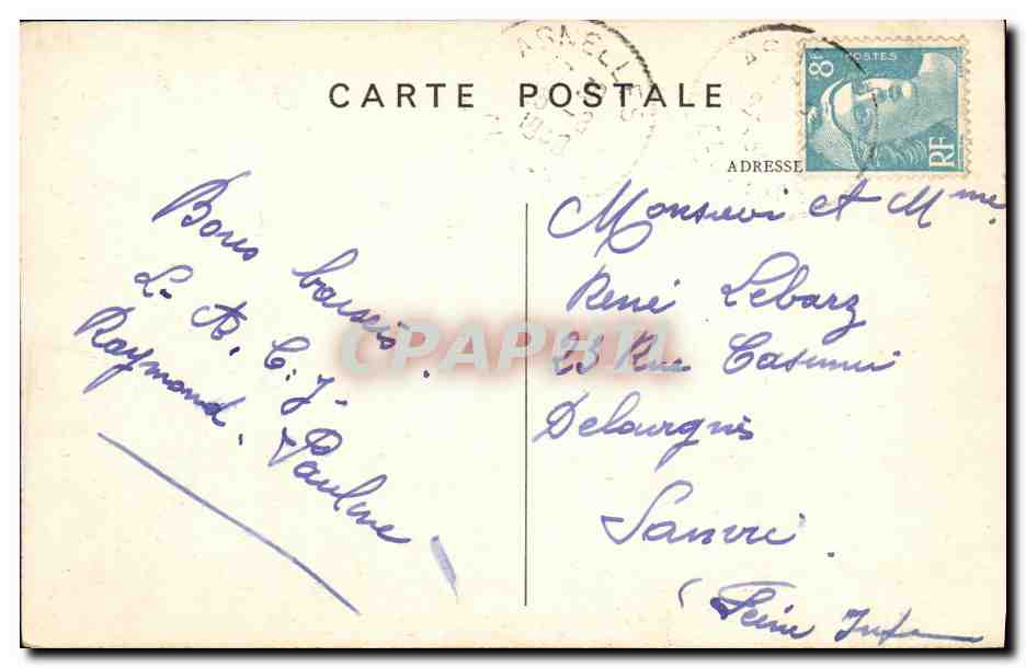 CPA Asnelles Le Hamel Le Ponton Ayant servi au debarquement des troupes alliees le 6 juin 1944 Militaria  — Verso