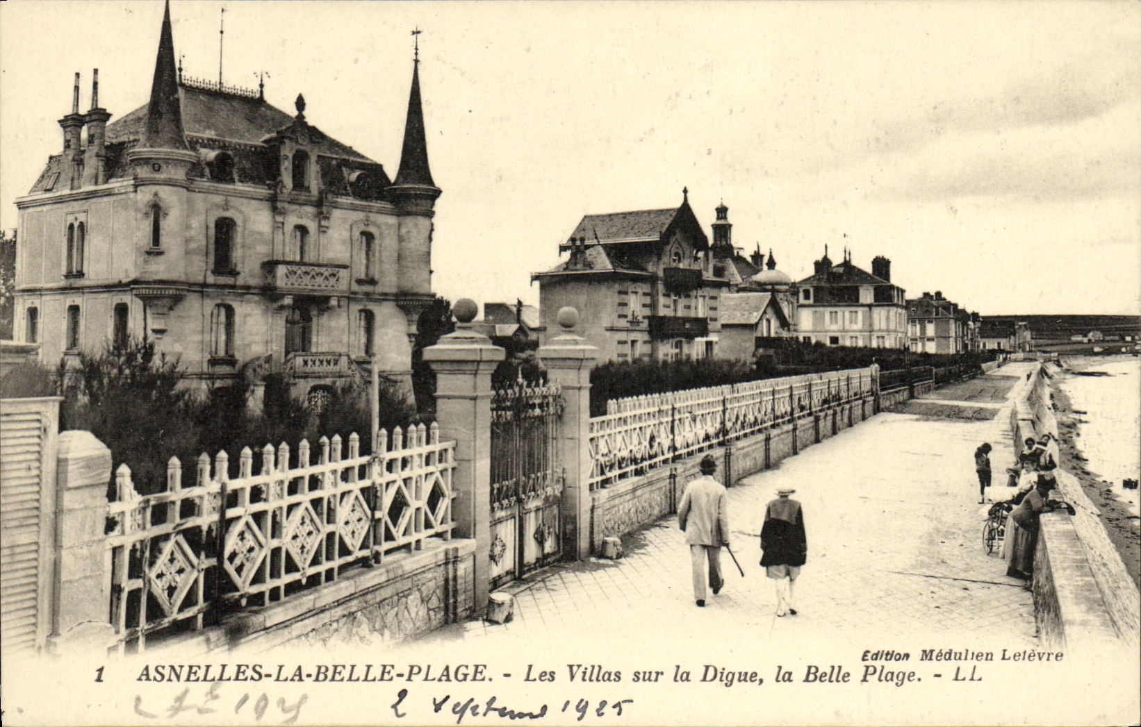 Asnelles-la-Belle-Plage — Die Villen an der Digue, die Schönere Plage — Édition Médulien Lefèvre