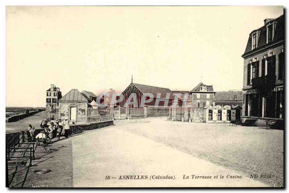 CPA Asnelles La Terrasse et le Casino