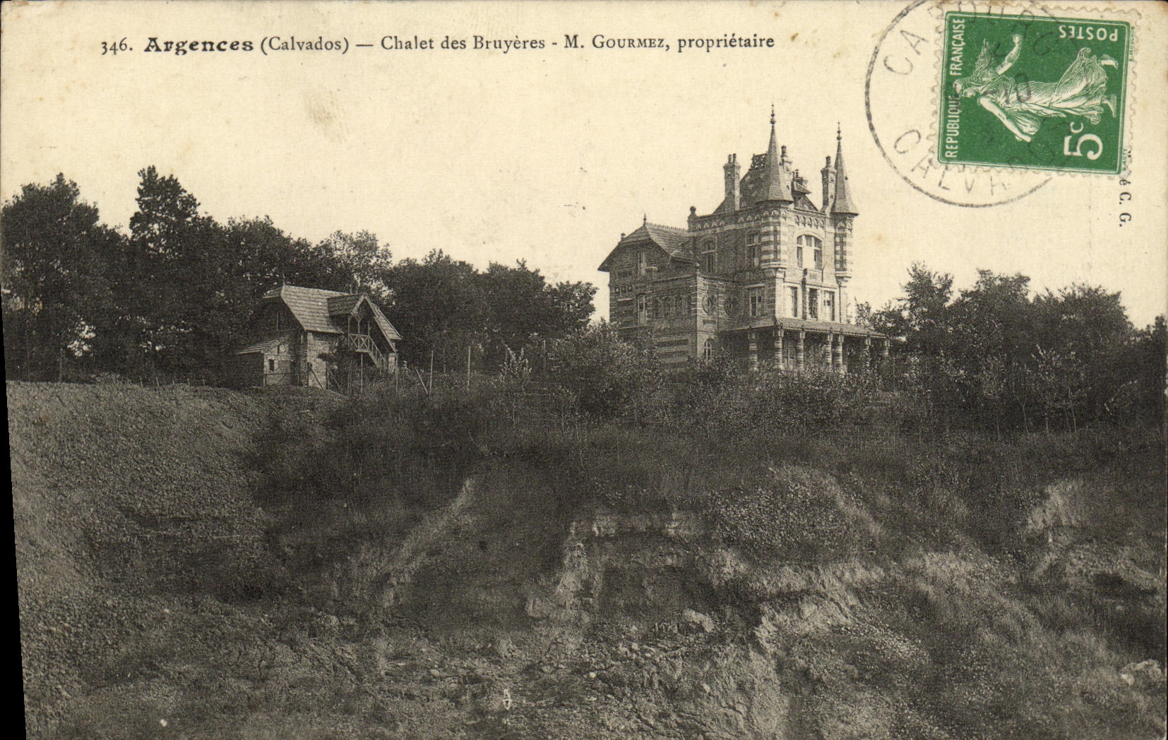 Argencies (Calvados) — Chalet des Bruyères — M. Gourmez, propriétaire