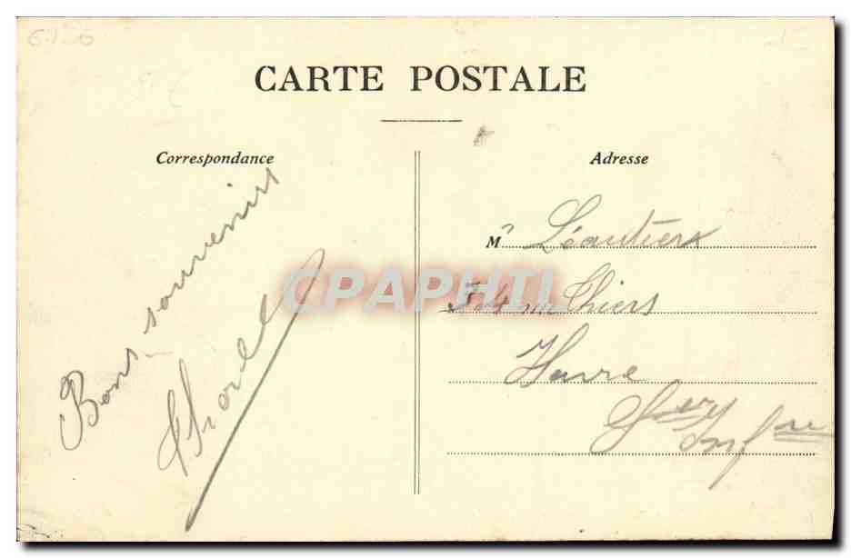 Argences (Calvados) — Chalet des Bruyères — M. Gourmez, Propriétaire — Verso