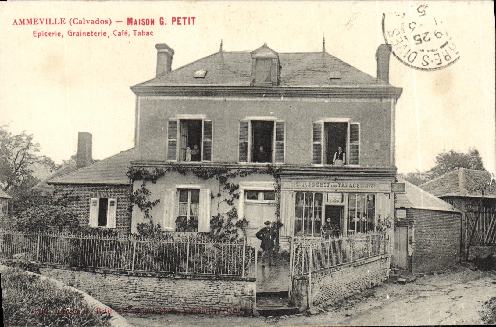 Ammeville (Calvados) — Maison G. Petit — Epicerie, Graineterie, Café, Tabac