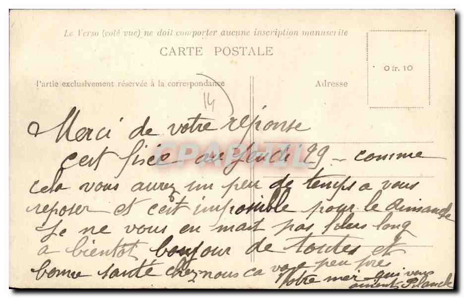 Bény-Bocage — La Place et Route de la Gare — G. Beaumont — Rückseite