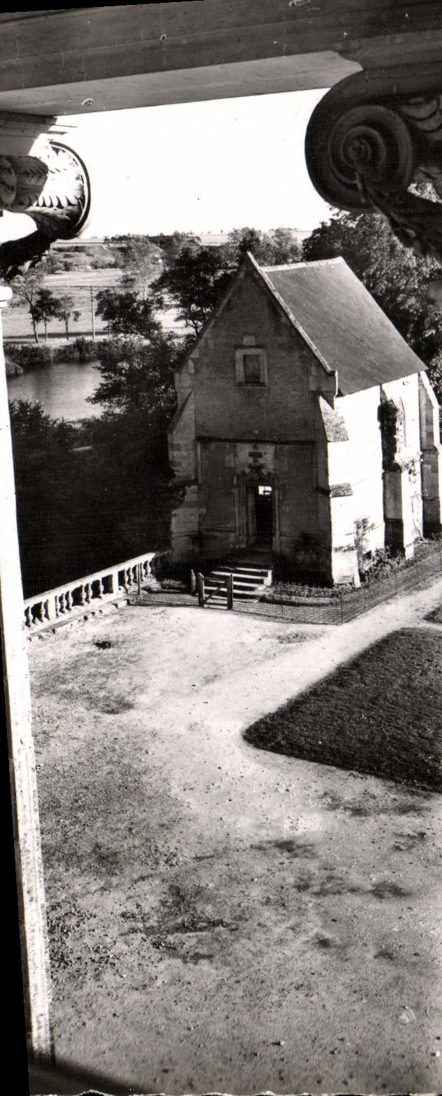 Benouville (Calvados) — Maison Maternelle Départementale, vue sur la chapelle — Édition Elue, 40, avenue Gambetta, Luc-sur-Mer, n°3