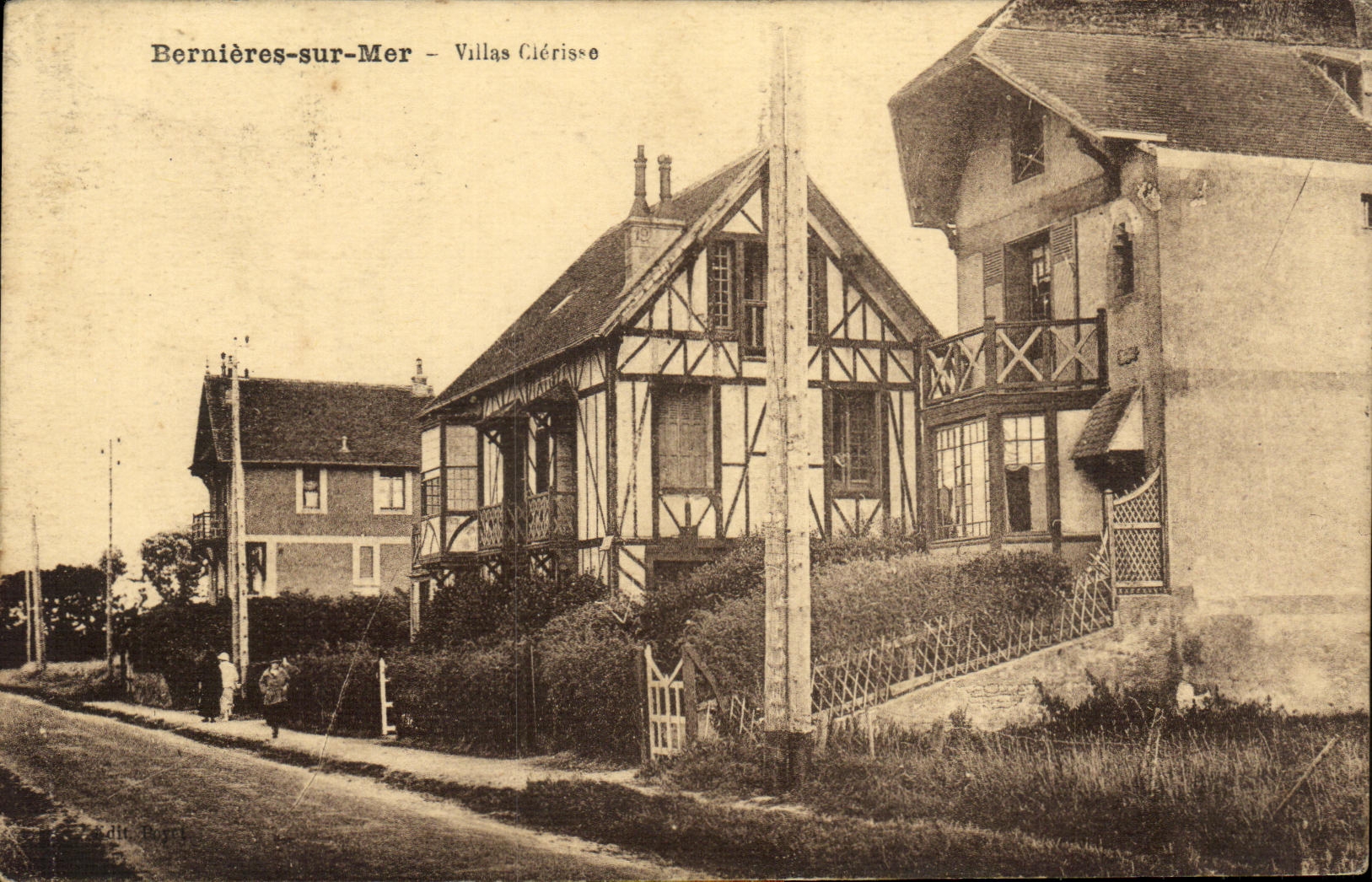 CPA Bernieres Sur Mer Villas Clerisse