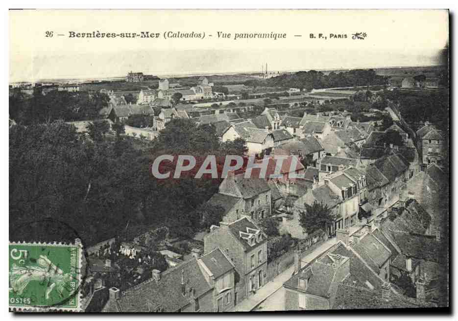 Bernières-sur-Mer (Calvados) — Vue panoramique — B. F., Paris