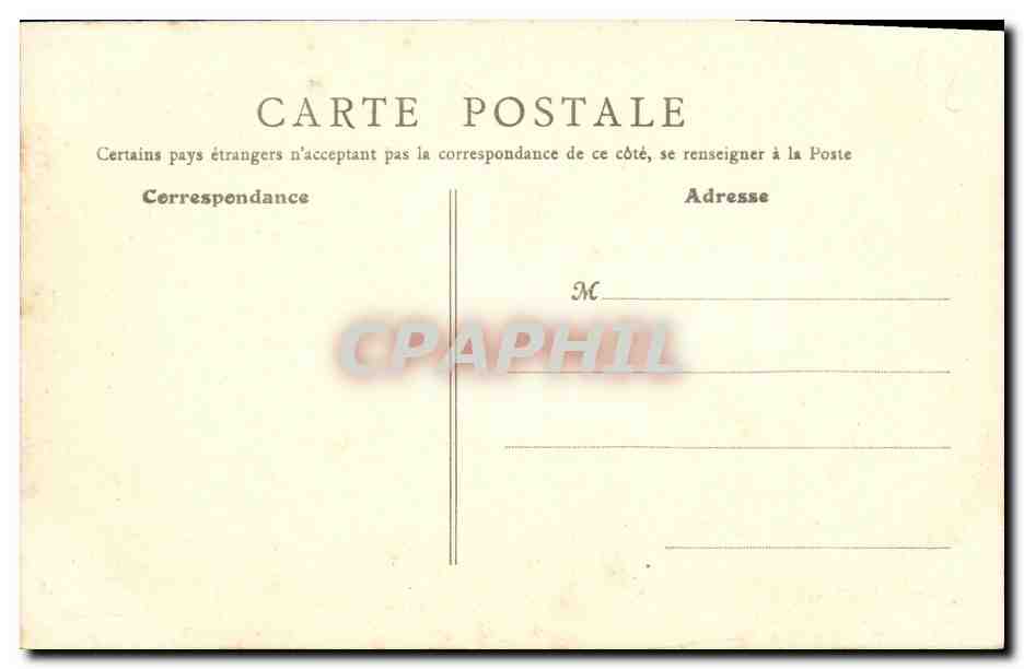 CPA Bernieres Sur Mer L Eglise — Rückseite
