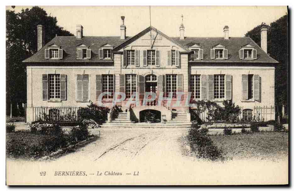 Bernières — Ansicht des Schlosses — Verlag Lévy Fils in Paris, Nr. 22