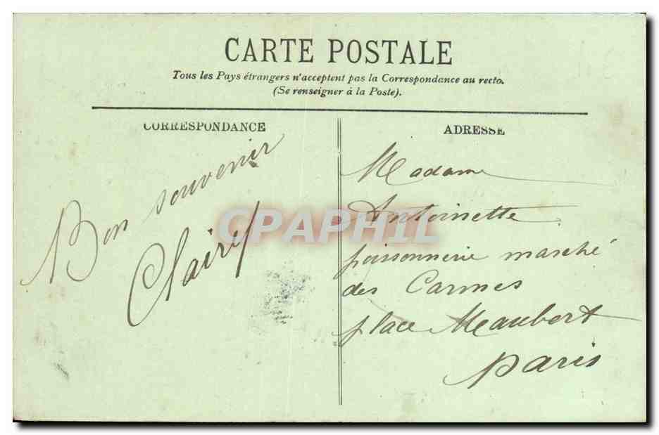 CPA Bernieres La Plage Enfants — Verso