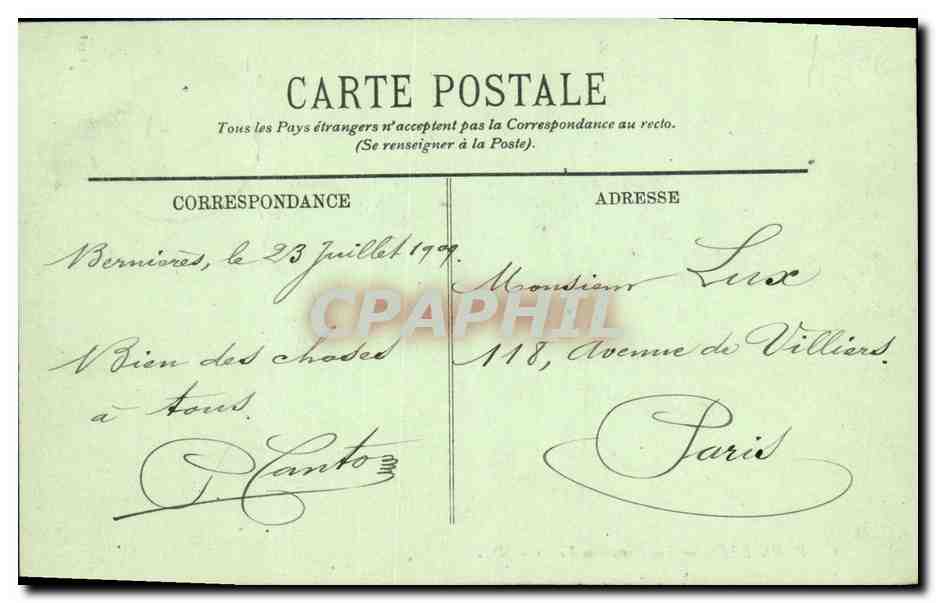 Bernières — Les Dernières Villas — LL. — Éditeur LL. — Verso