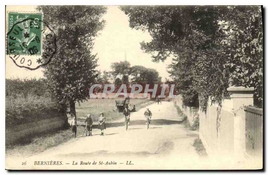 Bernières — La Route de St-Aubin — LL.