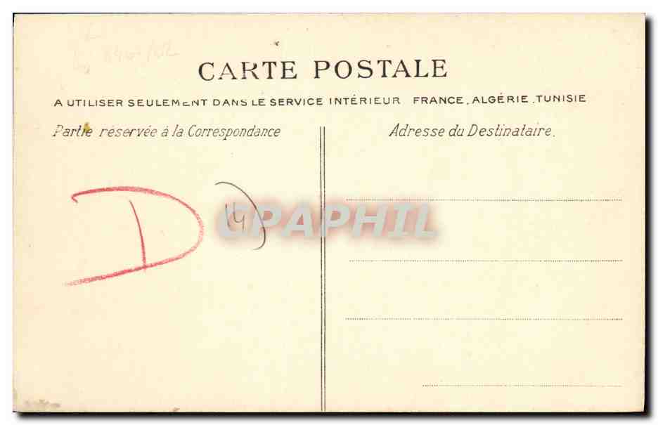 Bernières-sur-Mer (Calvados) — Château de M. Mezaize — n° 498 — Verso