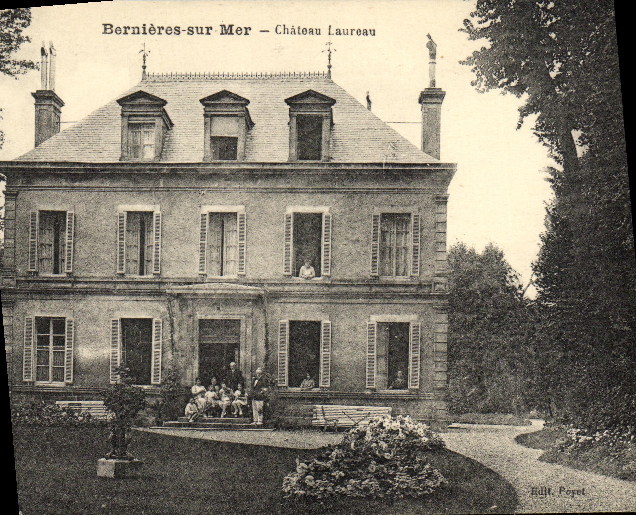 Bernières-sur-Mer — Château Laureau — Edit. Poyet