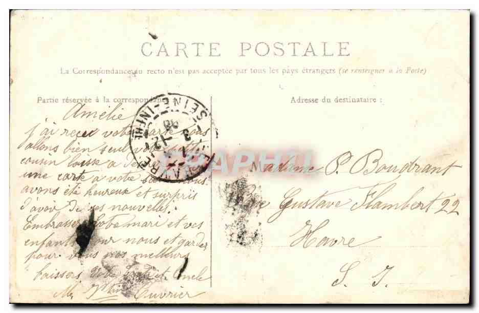 CPA Bernieres Sur Mer Le Lavoir — Reverso