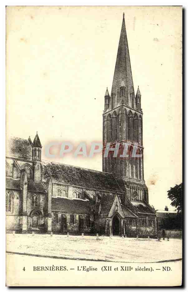 Bernières — L'Église (XIIe et XIIIe siècles) — ND.