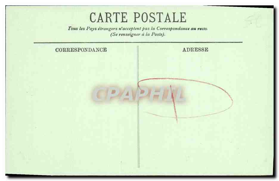 CPA Bernieres L Eglise — Rückseite
