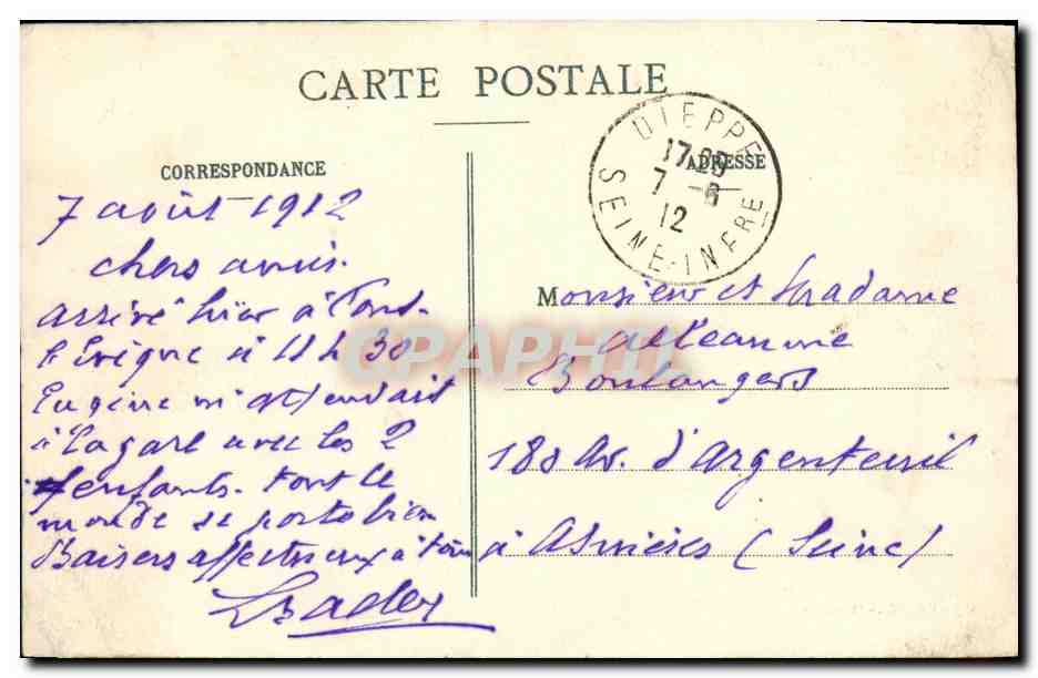Beaumont-en-Auge (Calvados) — La Rue aux Juifs — R. Barbier, Edit. Cl. Ozange — Reverso